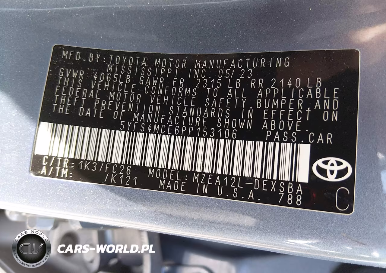 2023 Toyota Corolla Se VIN:5YFS4MCE6PP153106 - 9