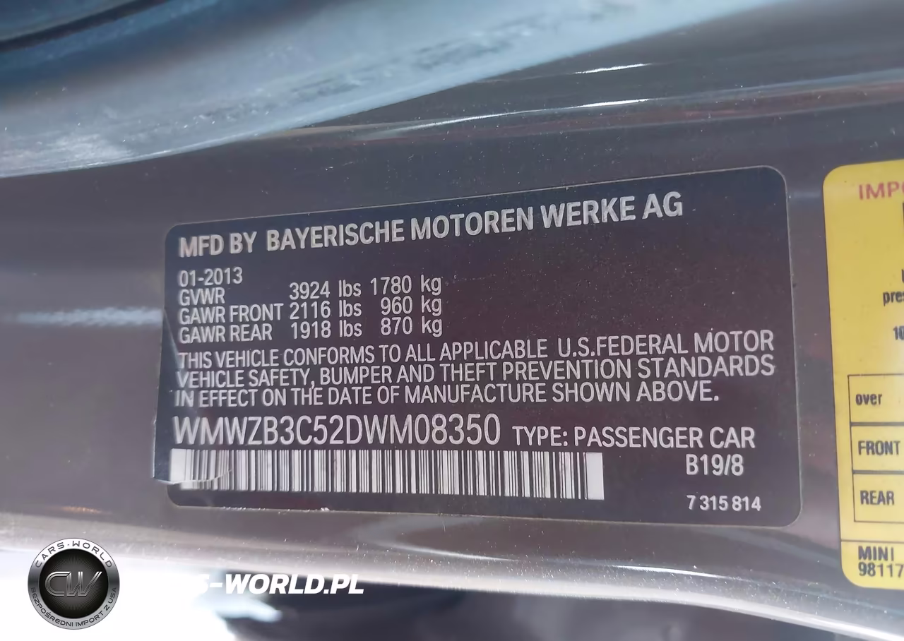 2013 Mini Countryman Cooper VIN:WMWZB3C52DWM08350 - 9