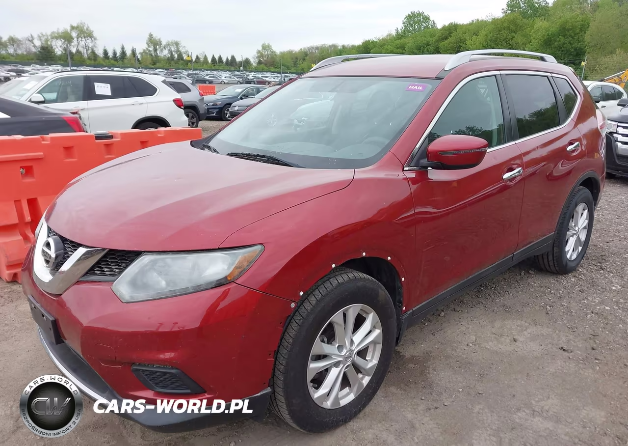 2016 Nissan Rogue S-Sl-Sv VIN:5N1AT2MT4GC738092 - 2