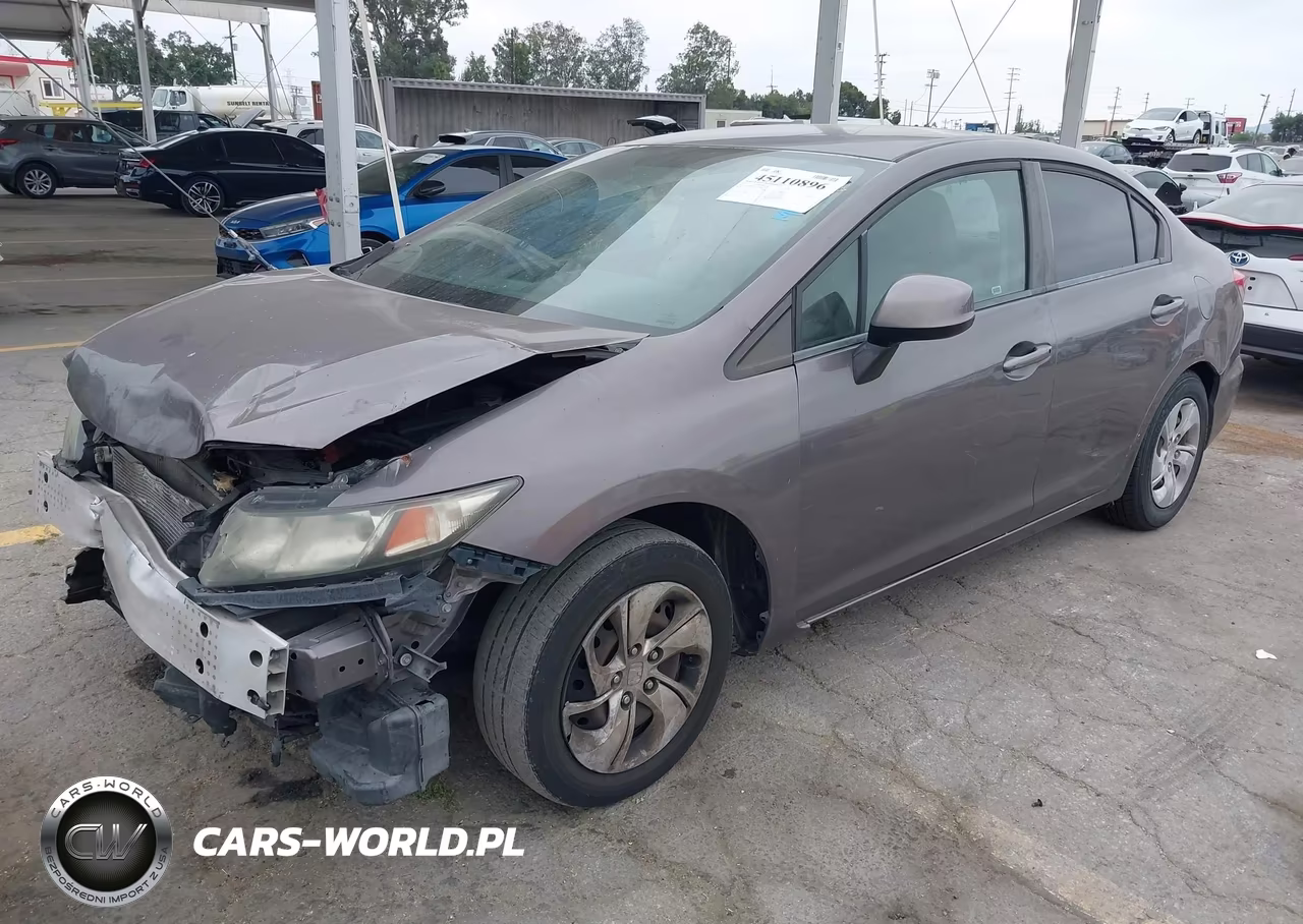 2013 Honda Civic Lx VIN:19XFB2F59DE226084 - 2