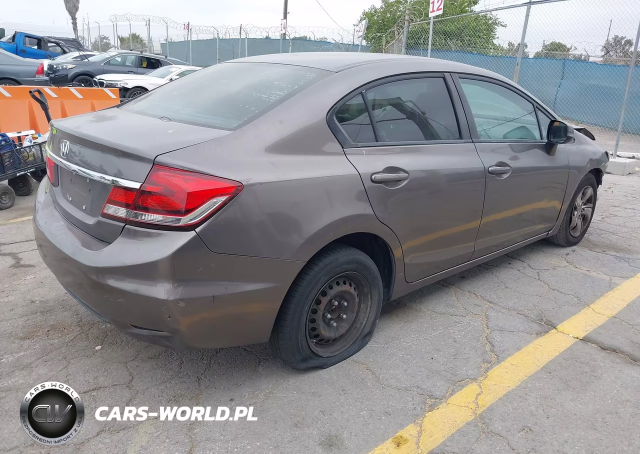 2013 Honda Civic Lx VIN:19XFB2F59DE226084 - 4