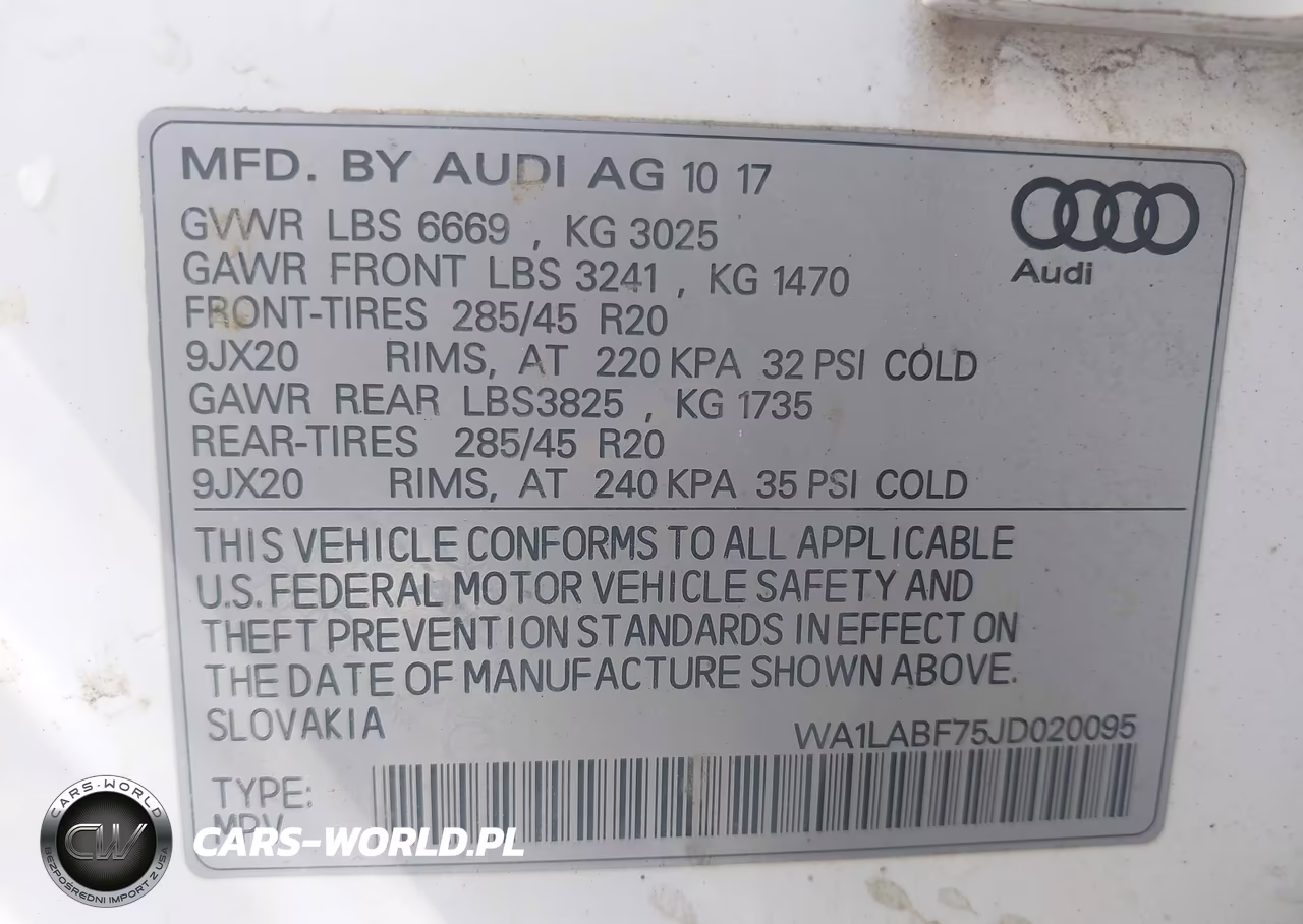 2018 Audi Q7 3.0T Premium VIN:WA1LABF75JD020095 - 9