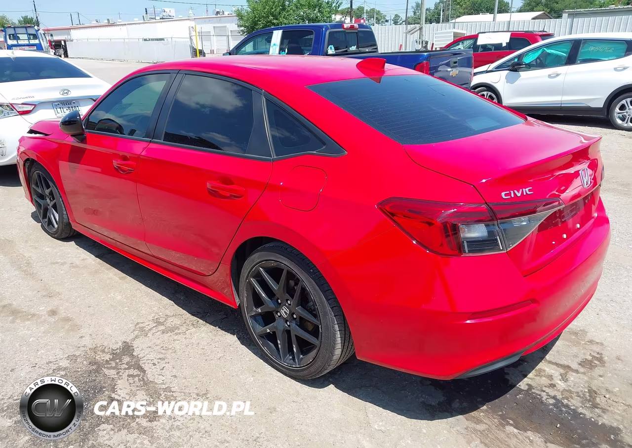 2022 Honda Civic Sport VIN:2HGFE2F56NH531668 - 3