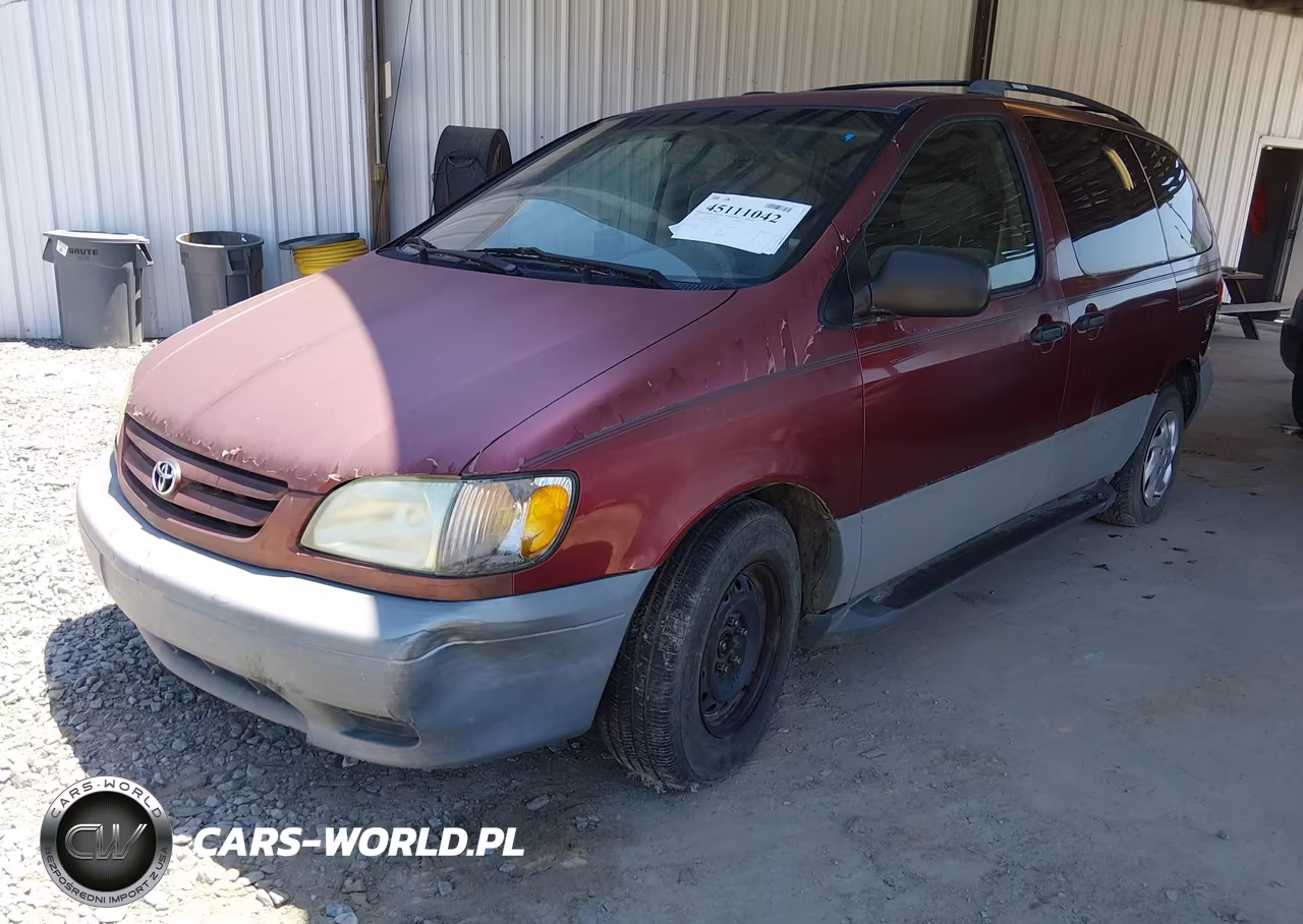 2001 Toyota Sienna Ce VIN:4T3ZF19C61U396473 - 2
