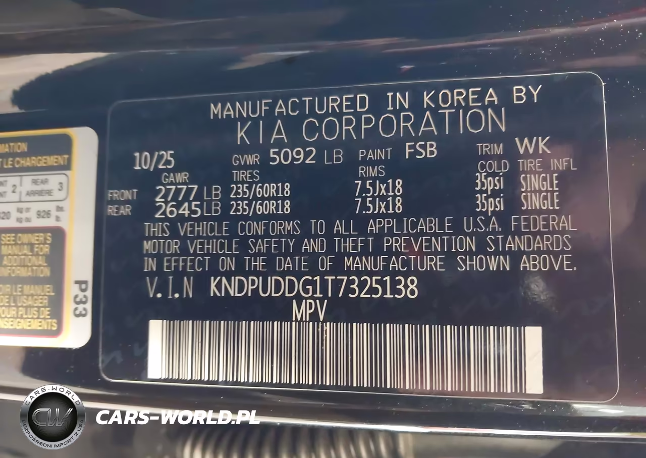 2026 Kia Sportage Hybrid S VIN:KNDPUDDG1T7325138 - 9