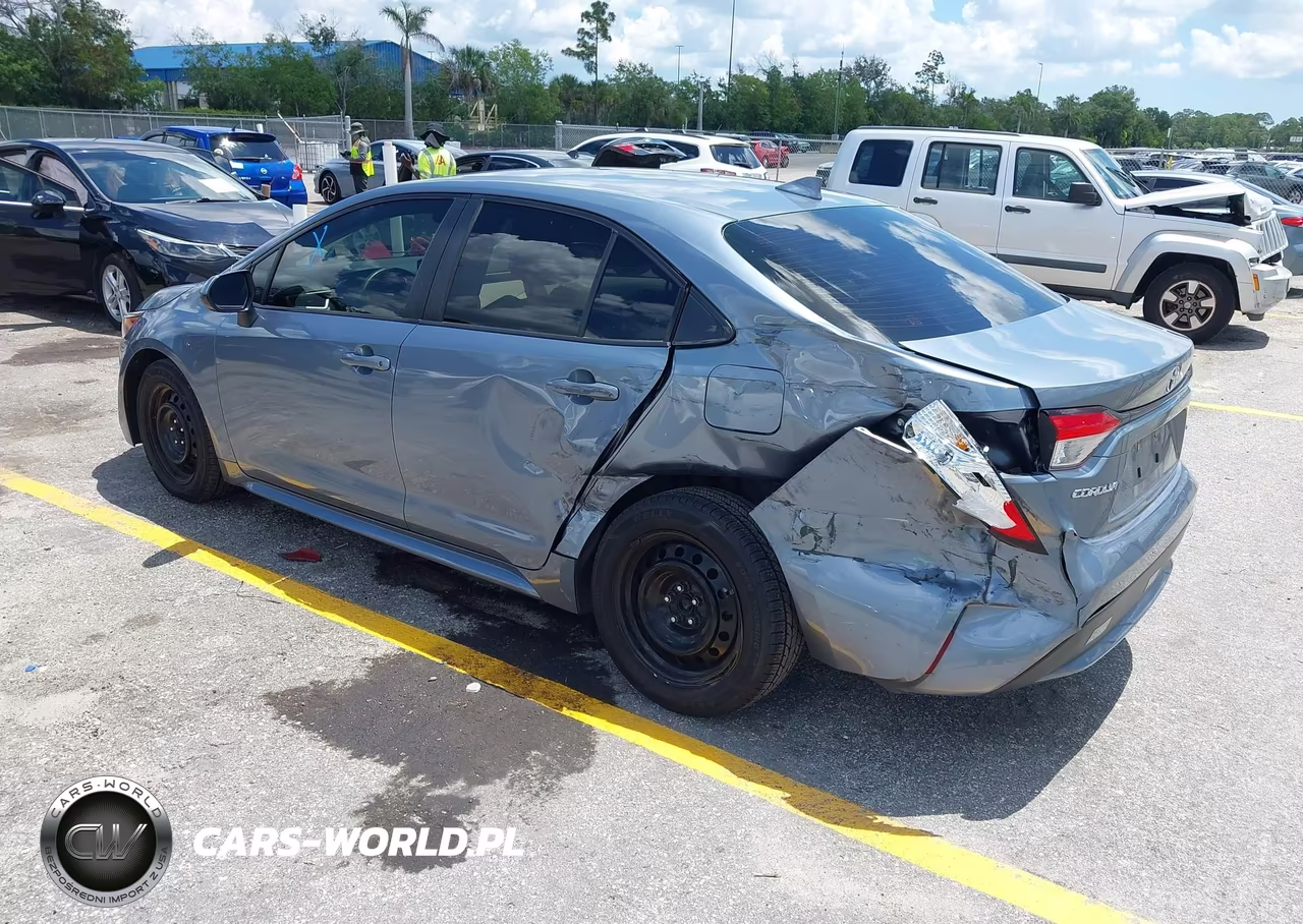 2022 Toyota Corolla Le VIN:JTDEPMAE7NJ224189 - 3