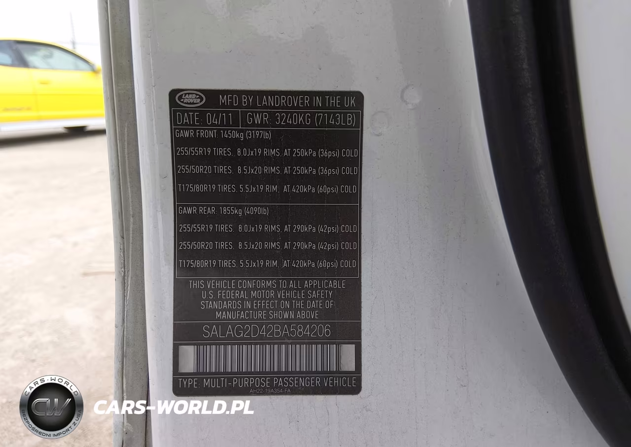 2011 Land Rover Lr4 VIN:SALAG2D42BA584206 - 9