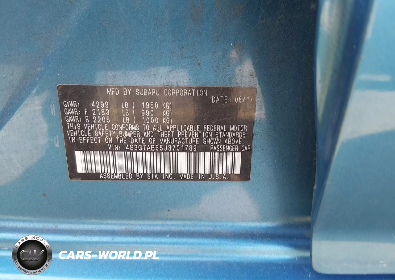 2018 Subaru Impreza 2.0I Premium VIN:4S3GTAB65J3701789 - 9