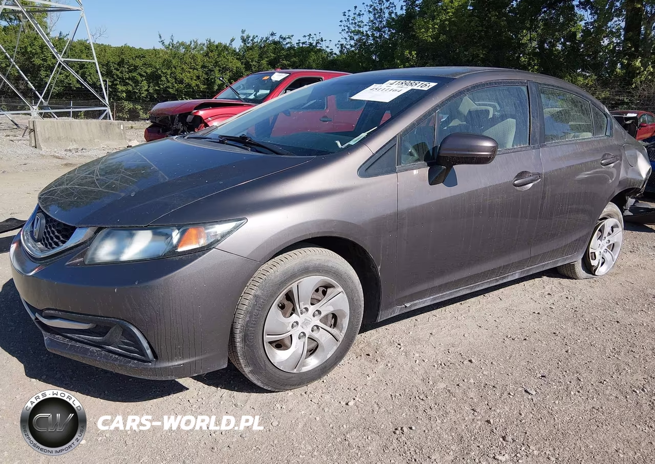 2014 Honda Civic Lx VIN:2HGFB2F5XEH539071 - 2