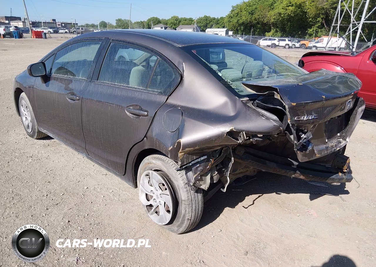 2014 Honda Civic Lx VIN:2HGFB2F5XEH539071 - 3