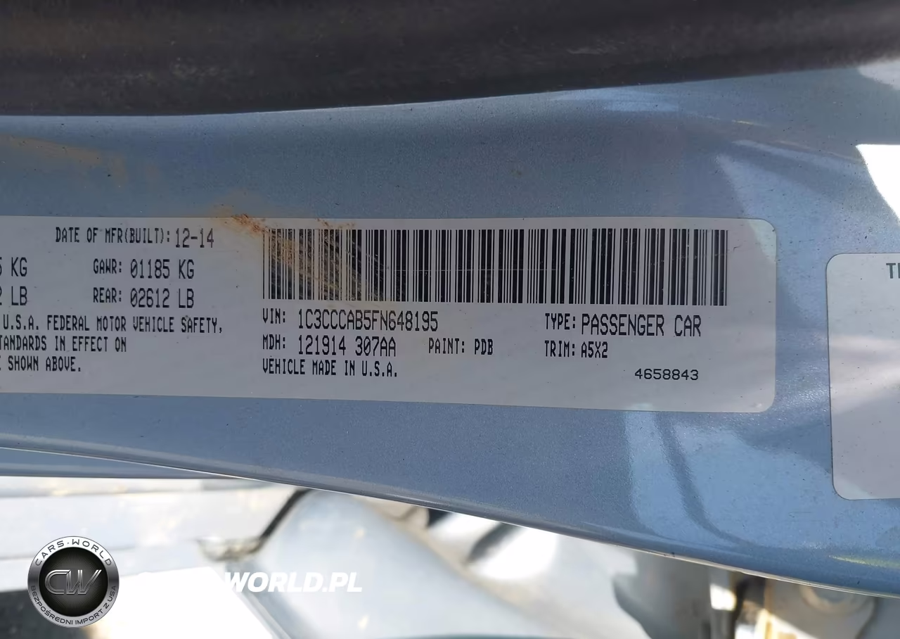 2015 Chrysler 200 Limited VIN:1C3CCCAB5FN648195 - 9