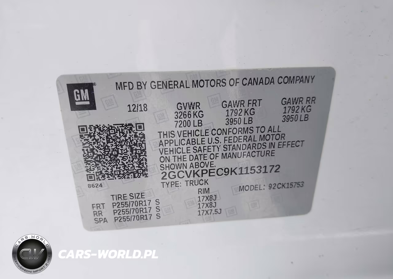 2019 Chevrolet Silverado 1500 Ld Lt VIN:2GCVKPEC9K1153172 - 9