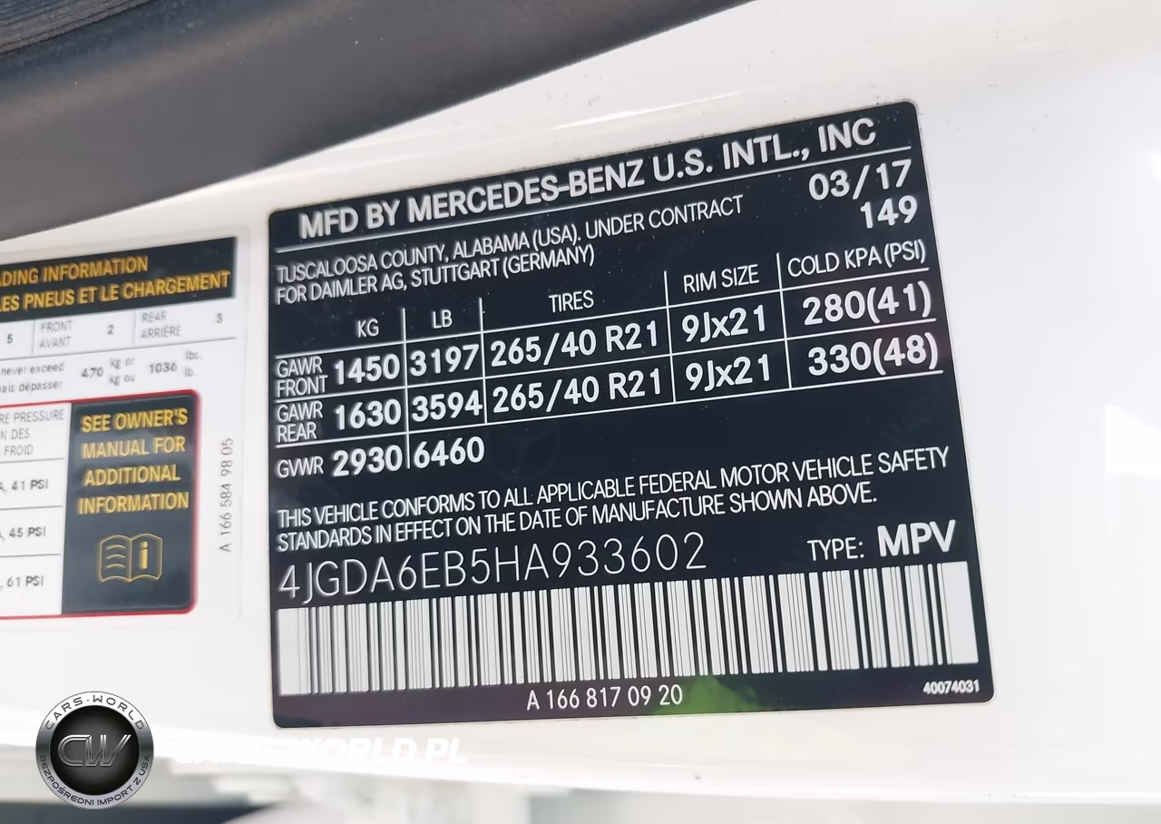 2017 Mercedes-Benz Amg Gle 43 4Matic VIN:4JGDA6EB5HA933602 - 9