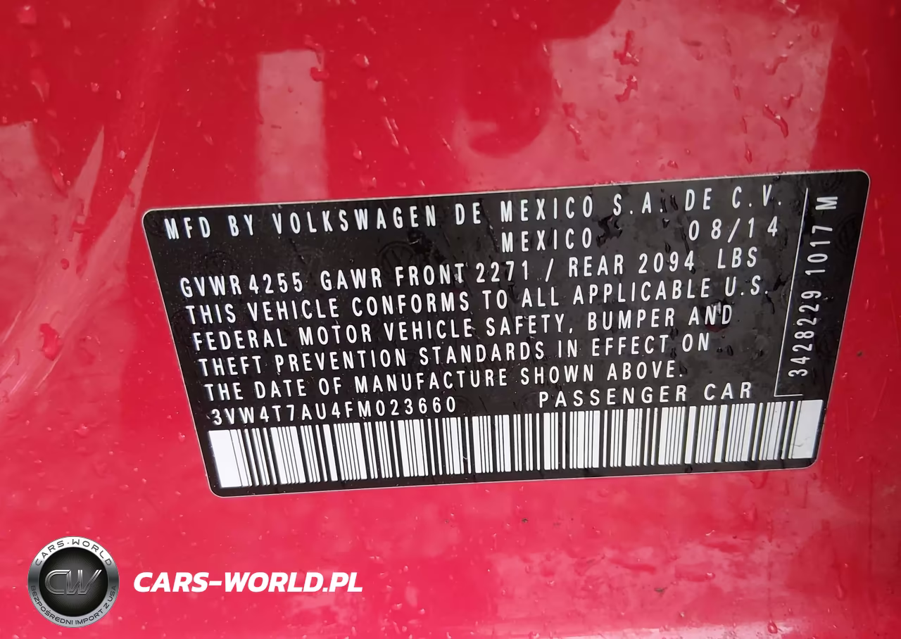 2015 Volkswagen Golf Gti 2.0T Autobahn 4-Door VIN:3VW4T7AU4FM023660 - 9
