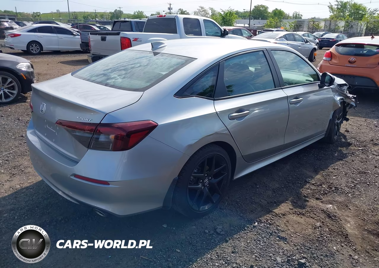 2025 Honda Civic Sport VIN:2HGFE2F54SH606573 - 4