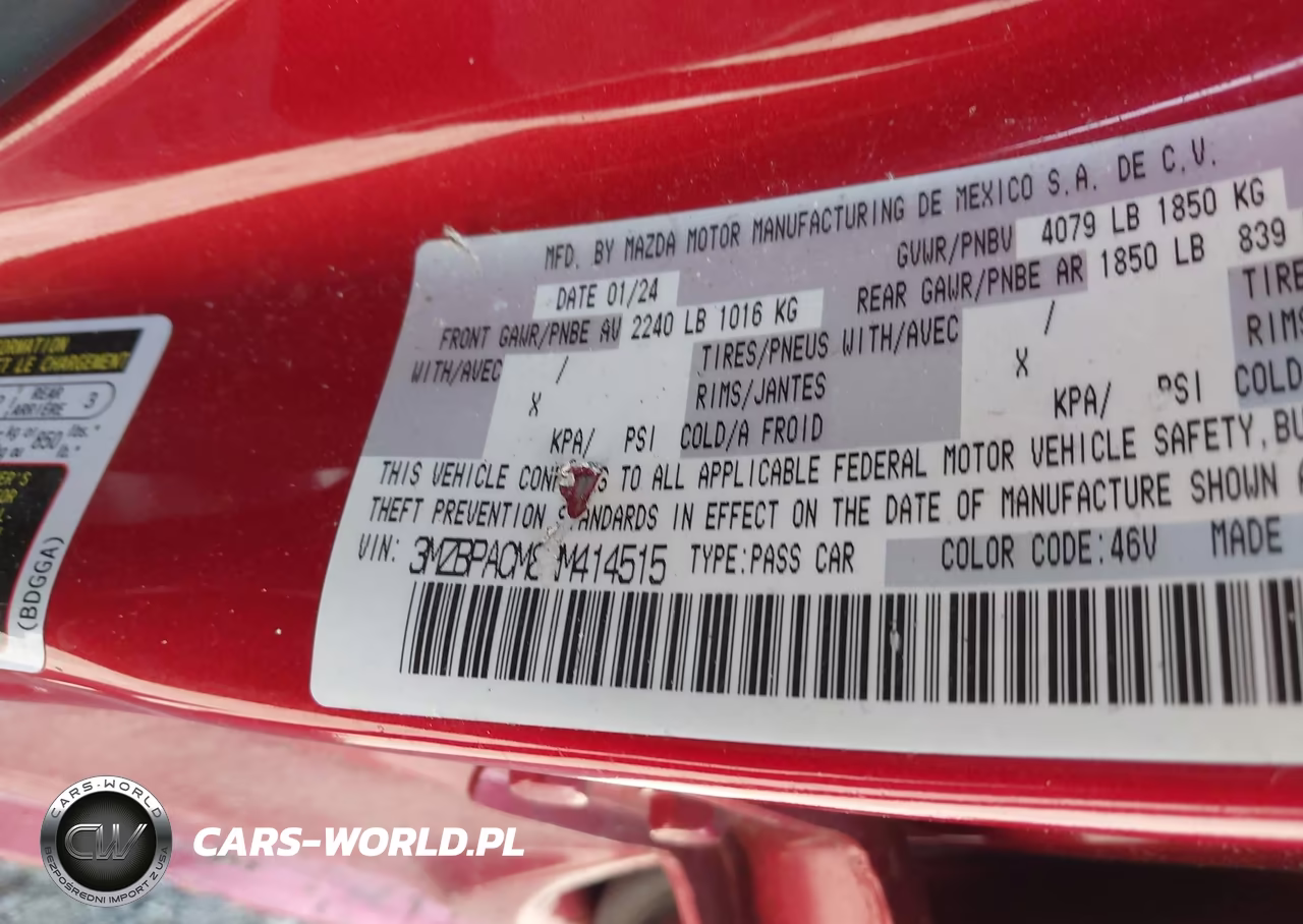 2024 Mazda Mazda3 2.5 S Preferred VIN:3MZBPACM8RM414515 - 9
