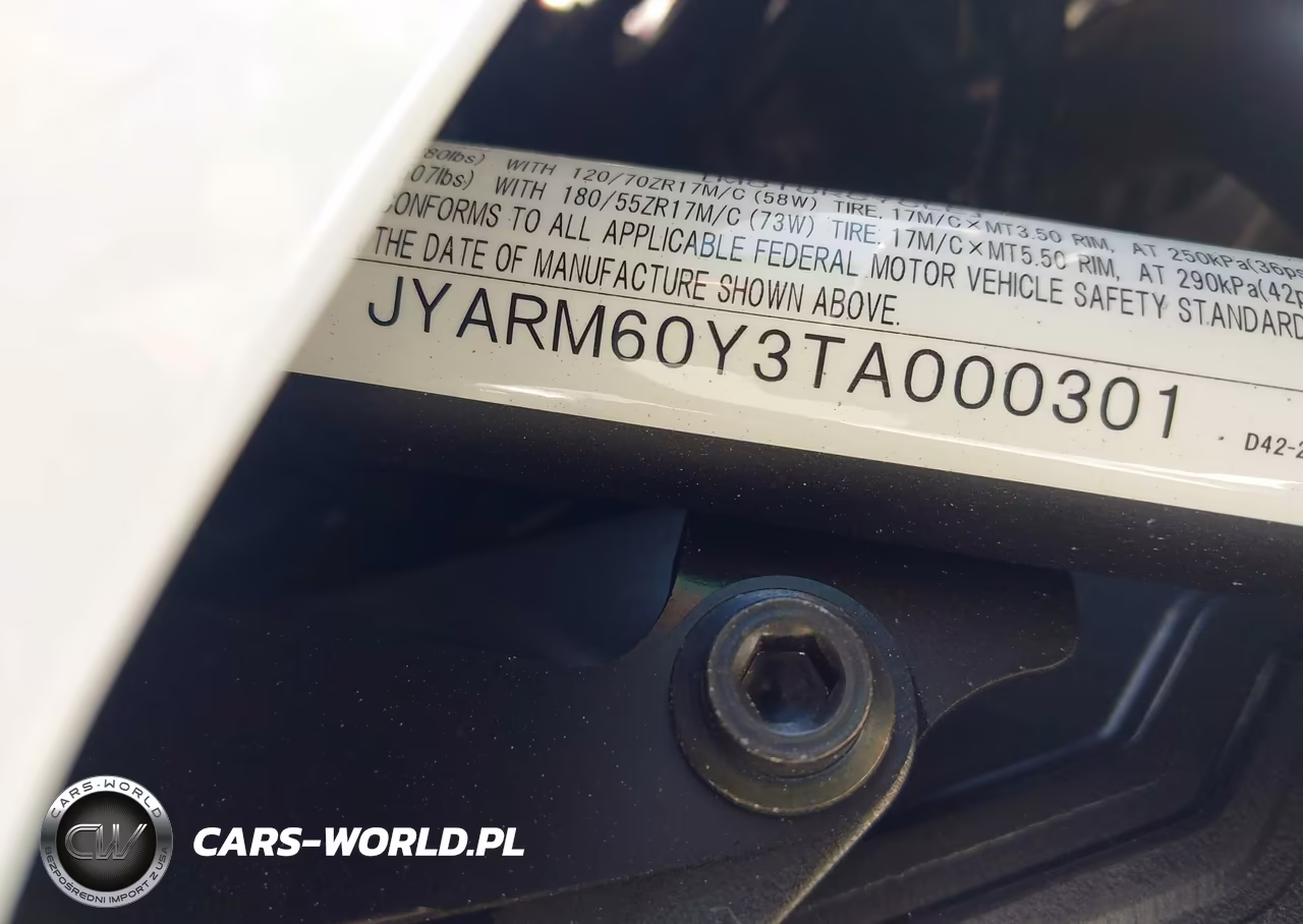 2026 Yamaha Yzfr7 VIN:JYARM60Y3TA000301 - 10
