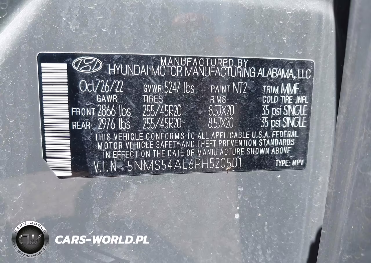 2023 Hyundai Santa Fe Calligraphy VIN:5NMS54AL6PH520501 - 9