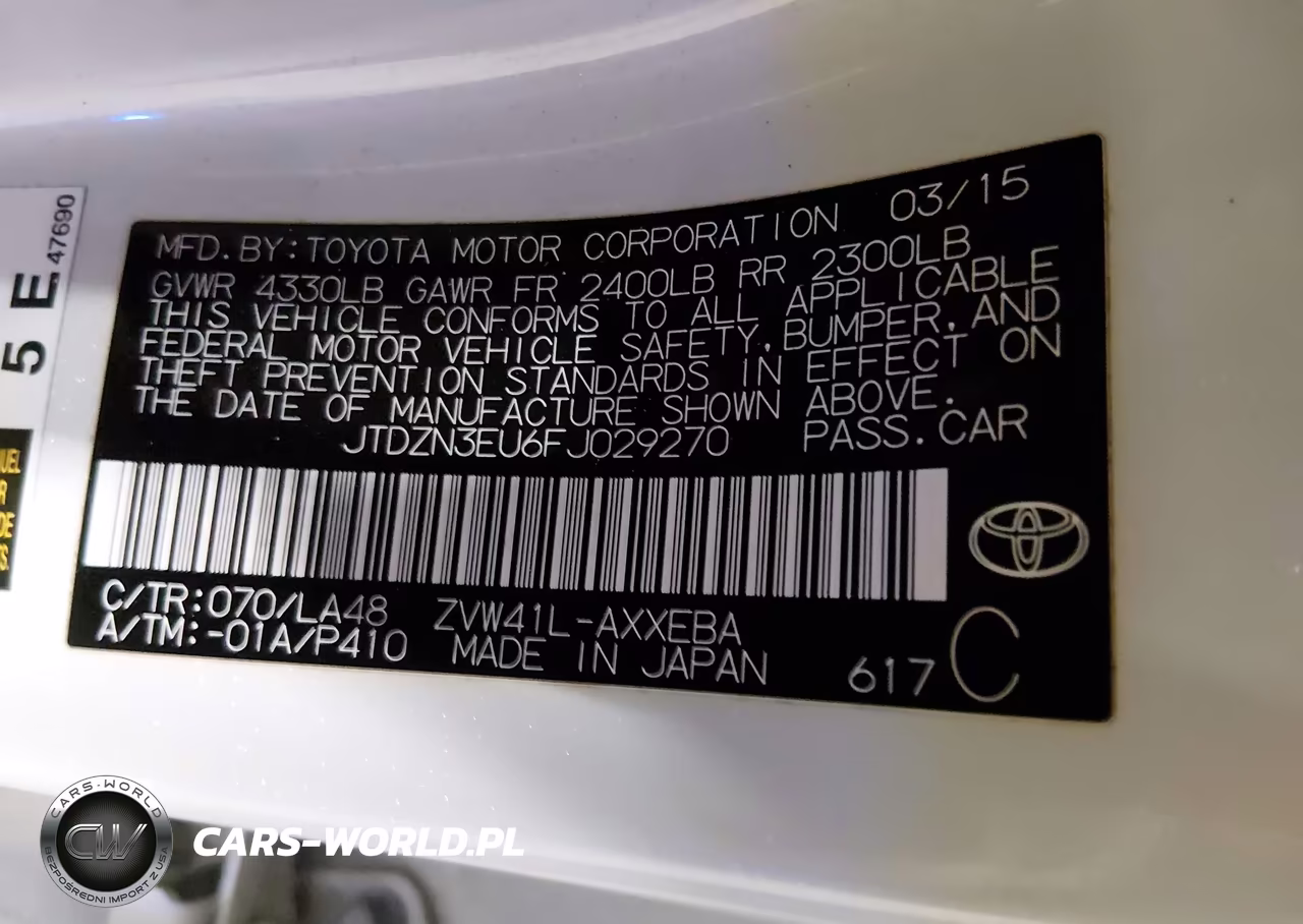 2015 Toyota Prius V Five VIN:JTDZN3EU6FJ029270 - 9