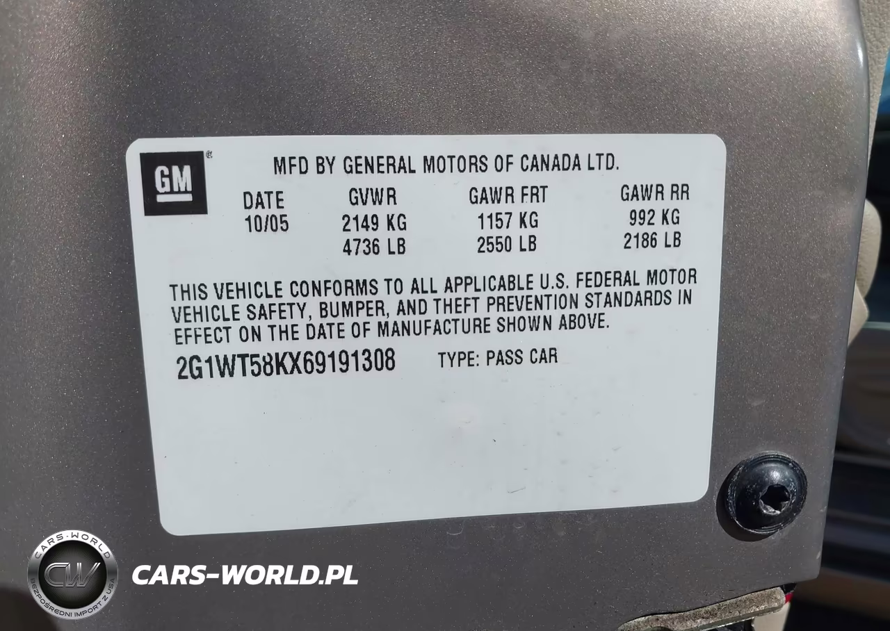 2006 Chevrolet Impala Lt VIN:2G1WT58KX69191308 - 9