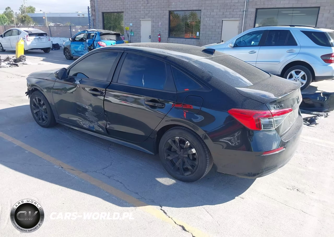 2022 Honda Civic Lx VIN:2HGFE2F23NH584625 - 3