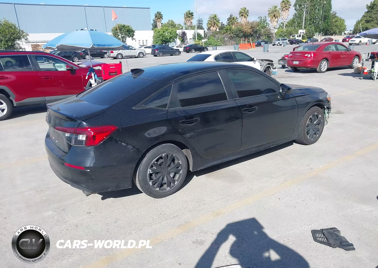 2022 Honda Civic Lx VIN:2HGFE2F23NH584625 - 4