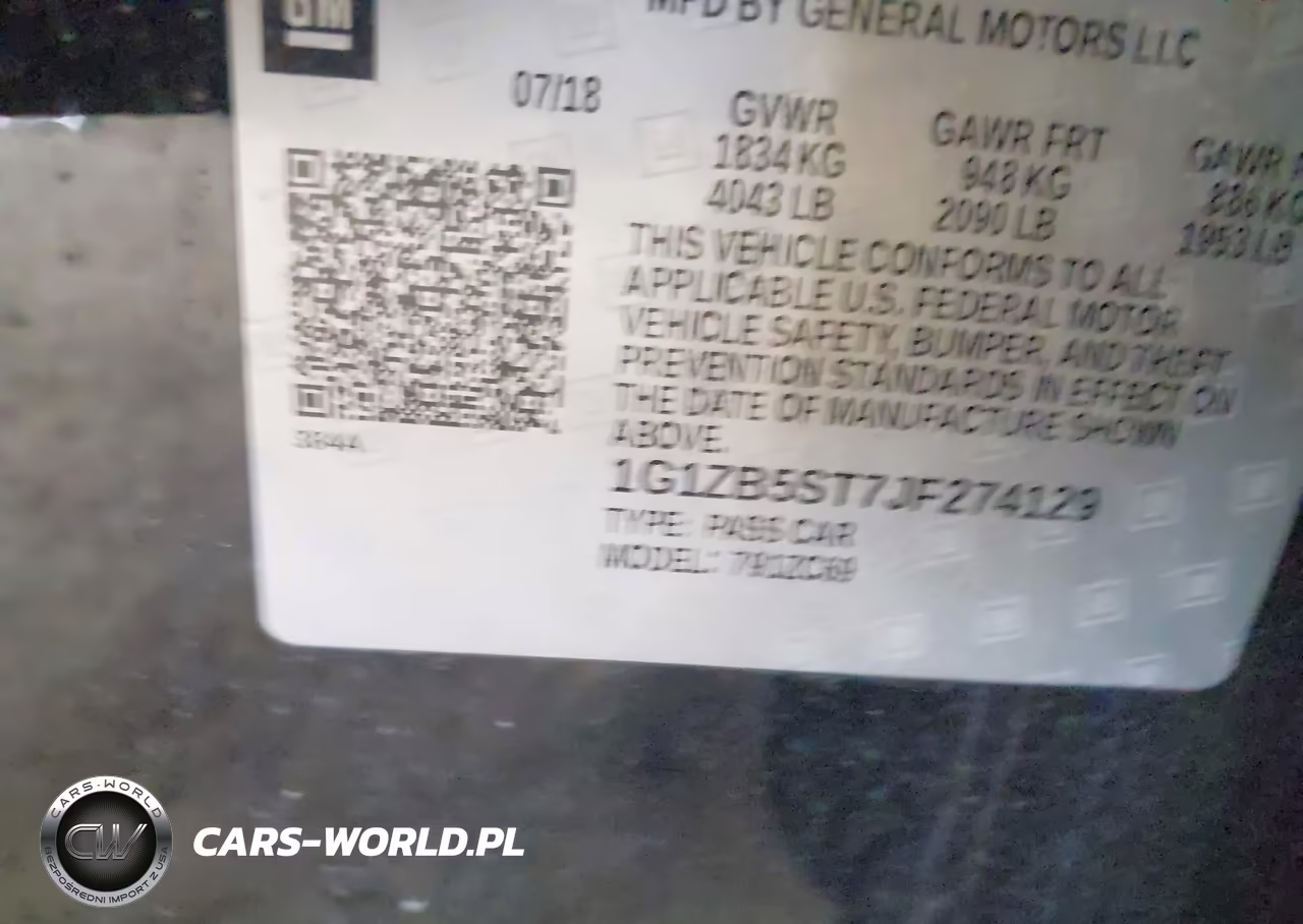 2018 Chevrolet Malibu 1Ls VIN:1G1ZB5ST7JF274129 - 9