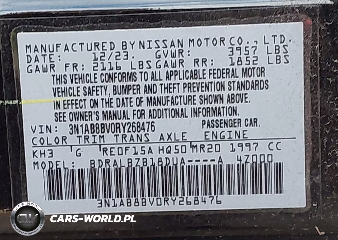 2024 Nissan Sentra S Xtronic Cvt VIN:3N1AB8BV0RY268476 - 9