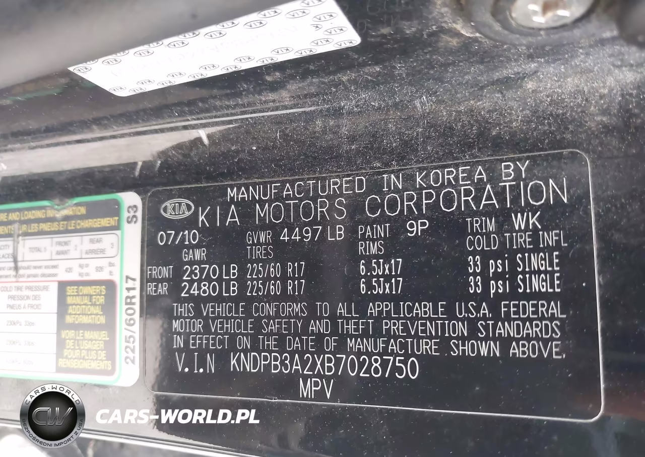2011 Kia Sportage Lx VIN:KNDPB3A2XB7028750 - 9