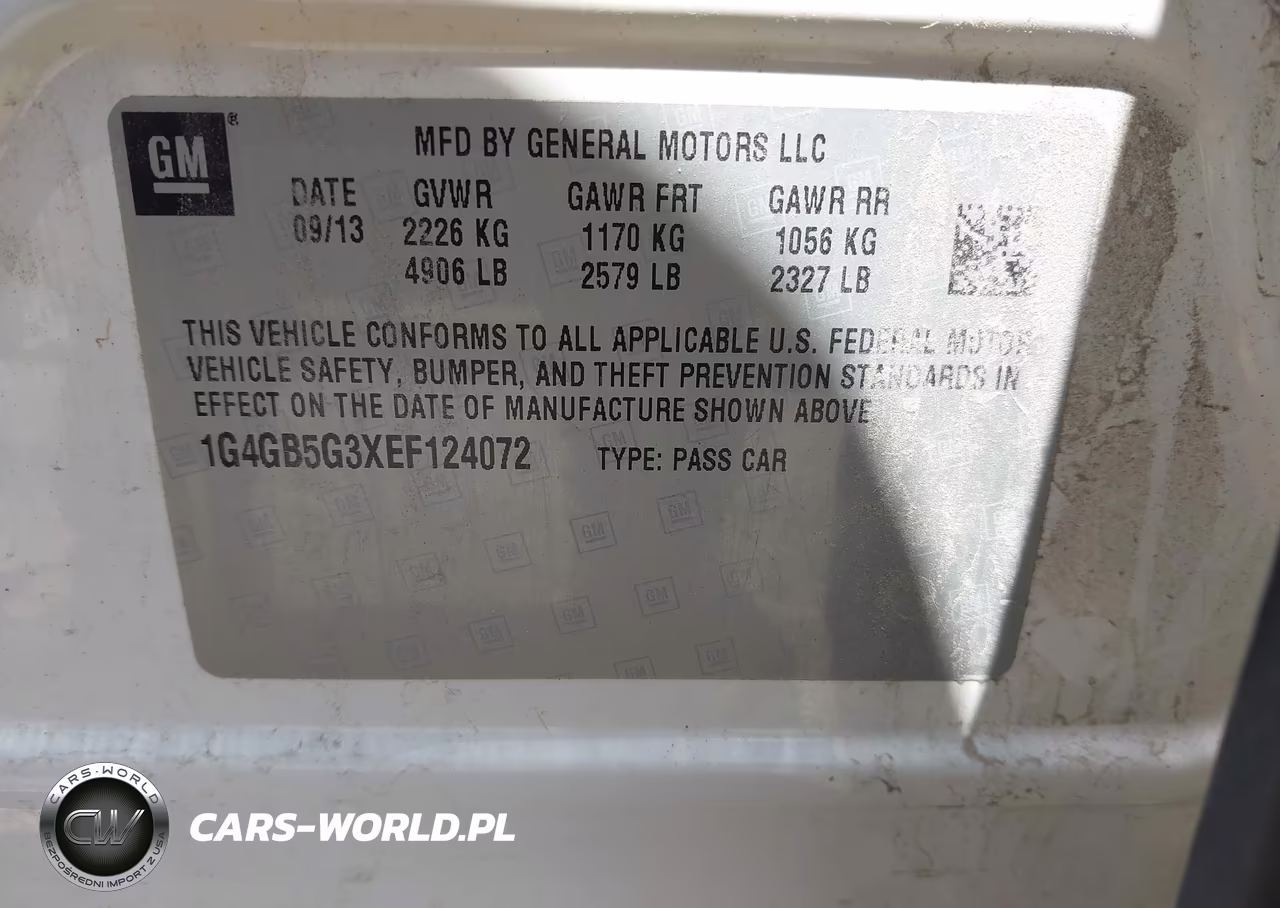 2014 Buick Lacrosse Leather Group VIN:1G4GB5G3XEF124072 - 9