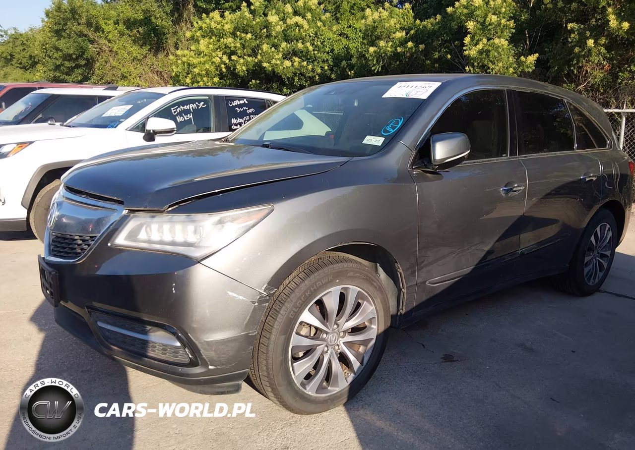 2014 Acura Mdx Technology Package VIN:5FRYD3H48EB013988 - 2