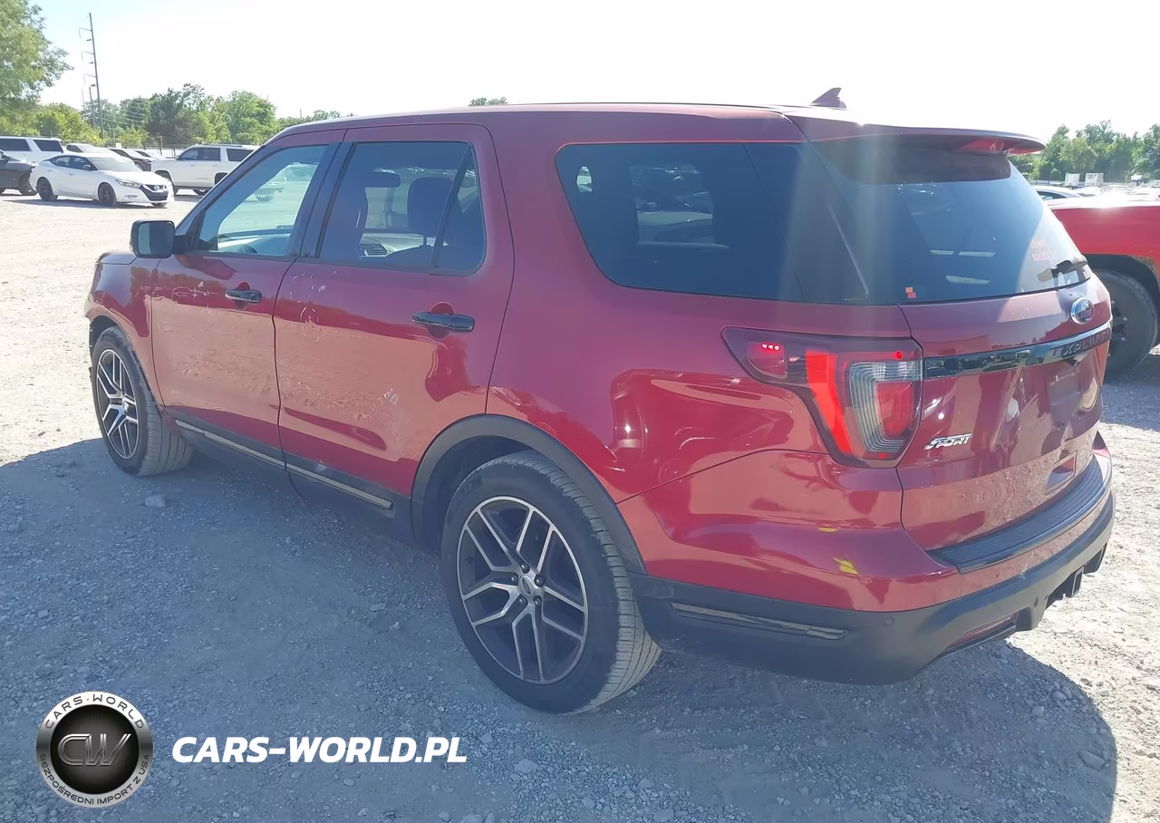 2018 Ford Explorer Sport VIN:1FM5K8GT6JGC41306 - 3