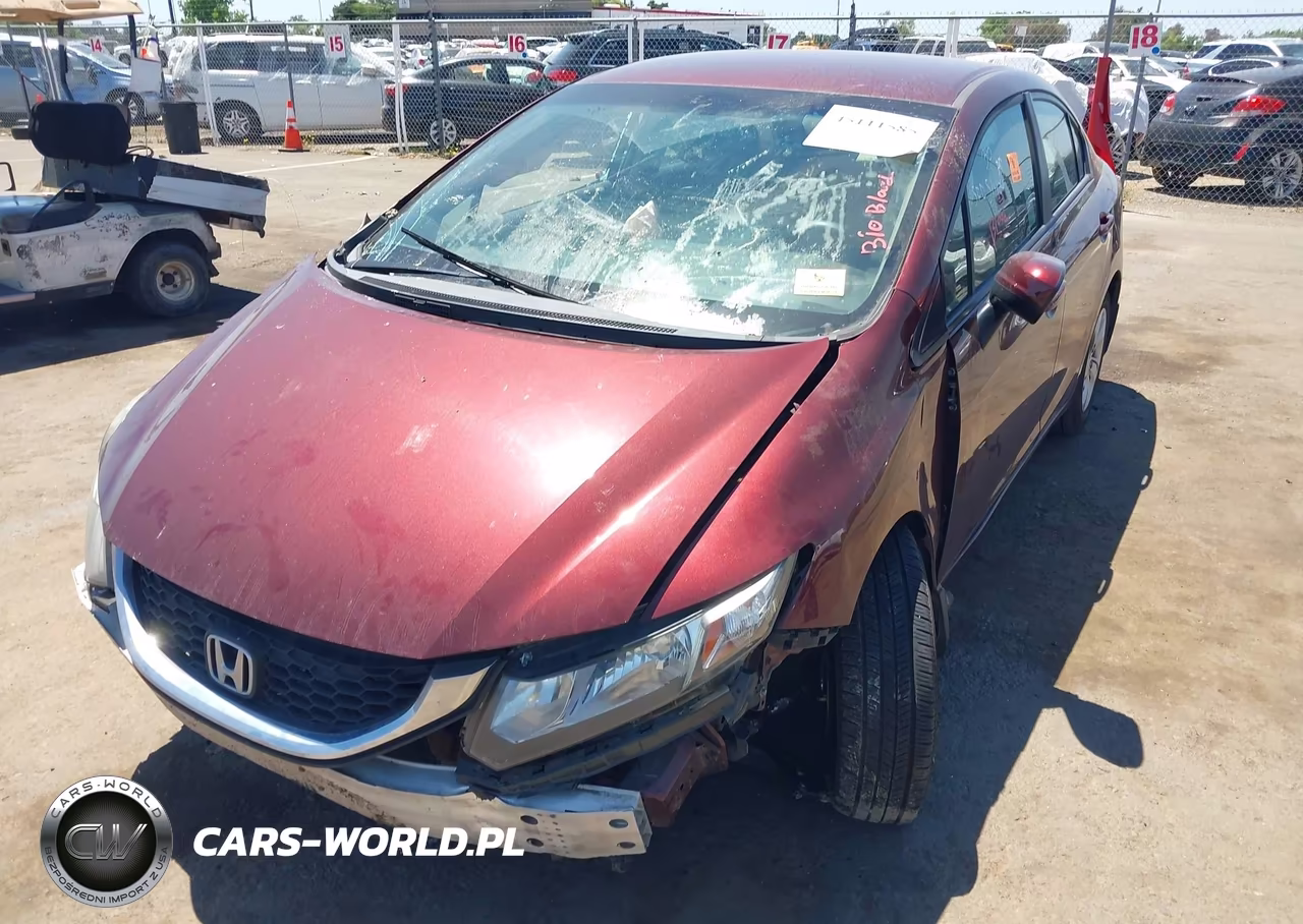 2015 Honda Civic Lx VIN:19XFB2F54FE262655 - 2