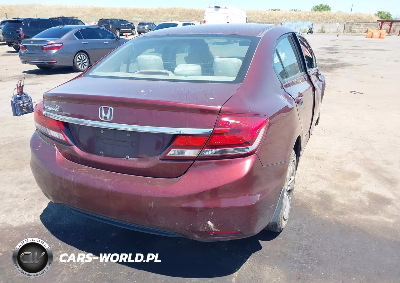 2015 Honda Civic Lx VIN:19XFB2F54FE262655 - 4