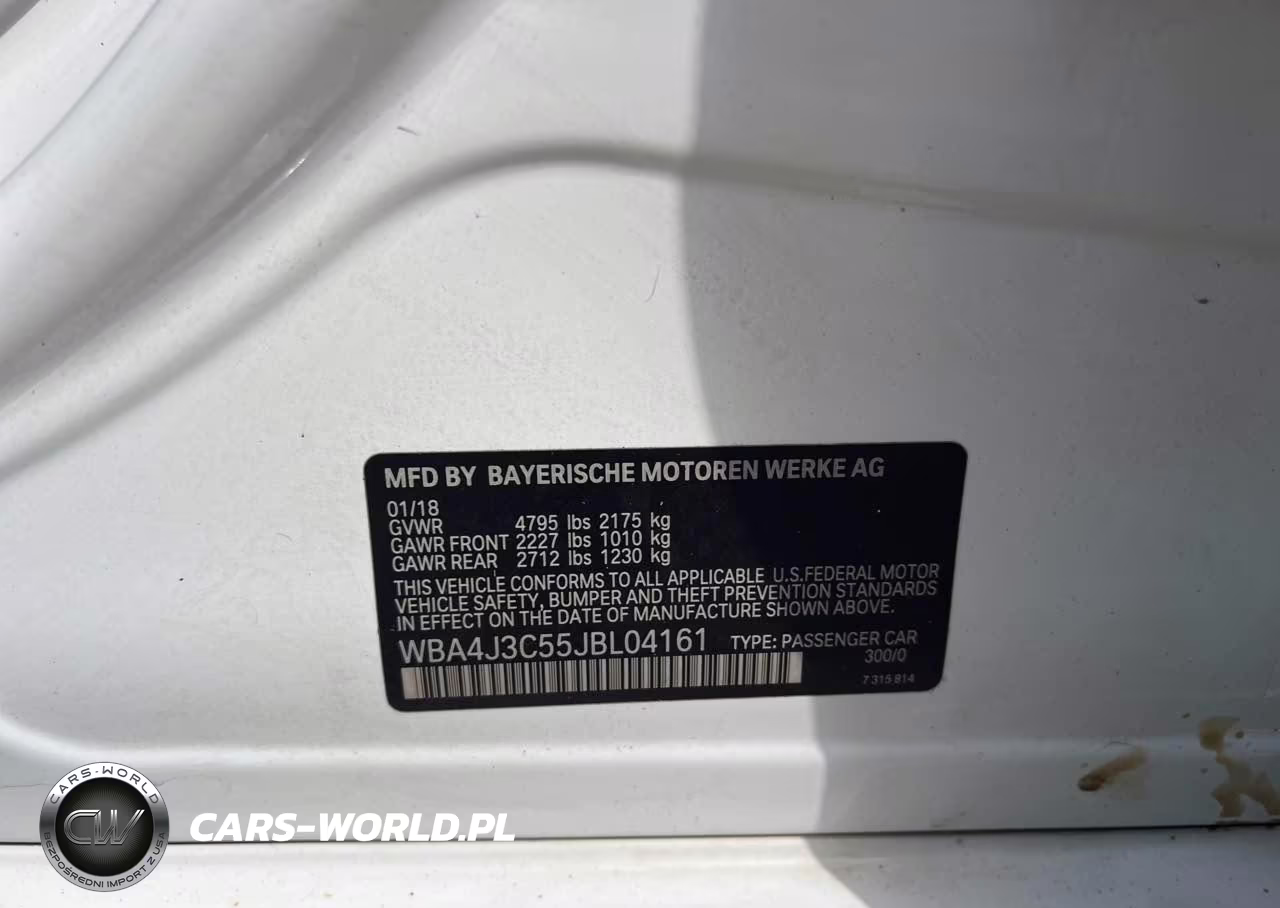 2018 BMW 430Xi Gran Coupe VIN:WBA4J3C55JBL04161 - 9