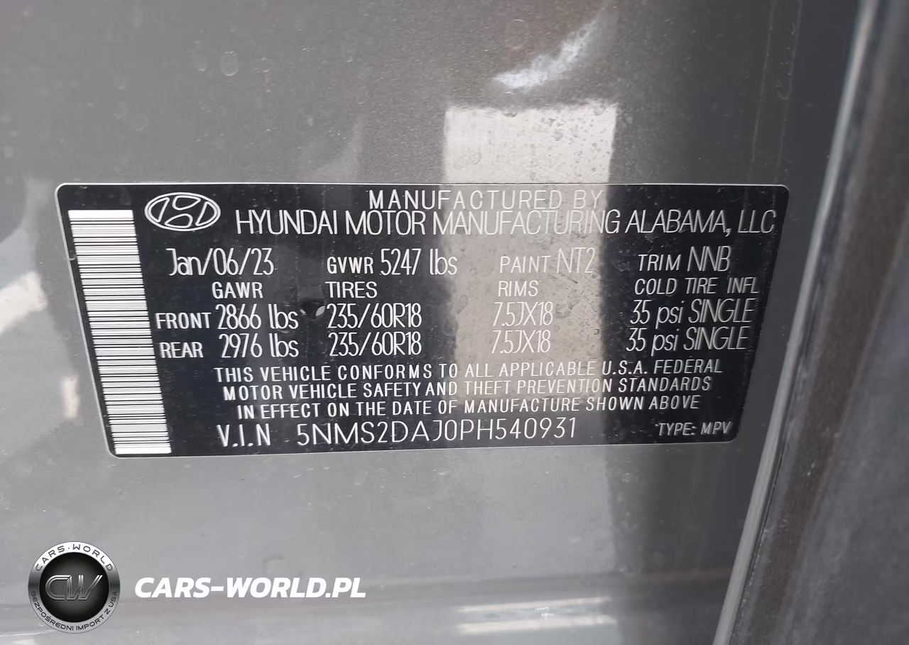 2023 Hyundai Santa Fe Sel VIN:5NMS2DAJ0PH540931 - 9
