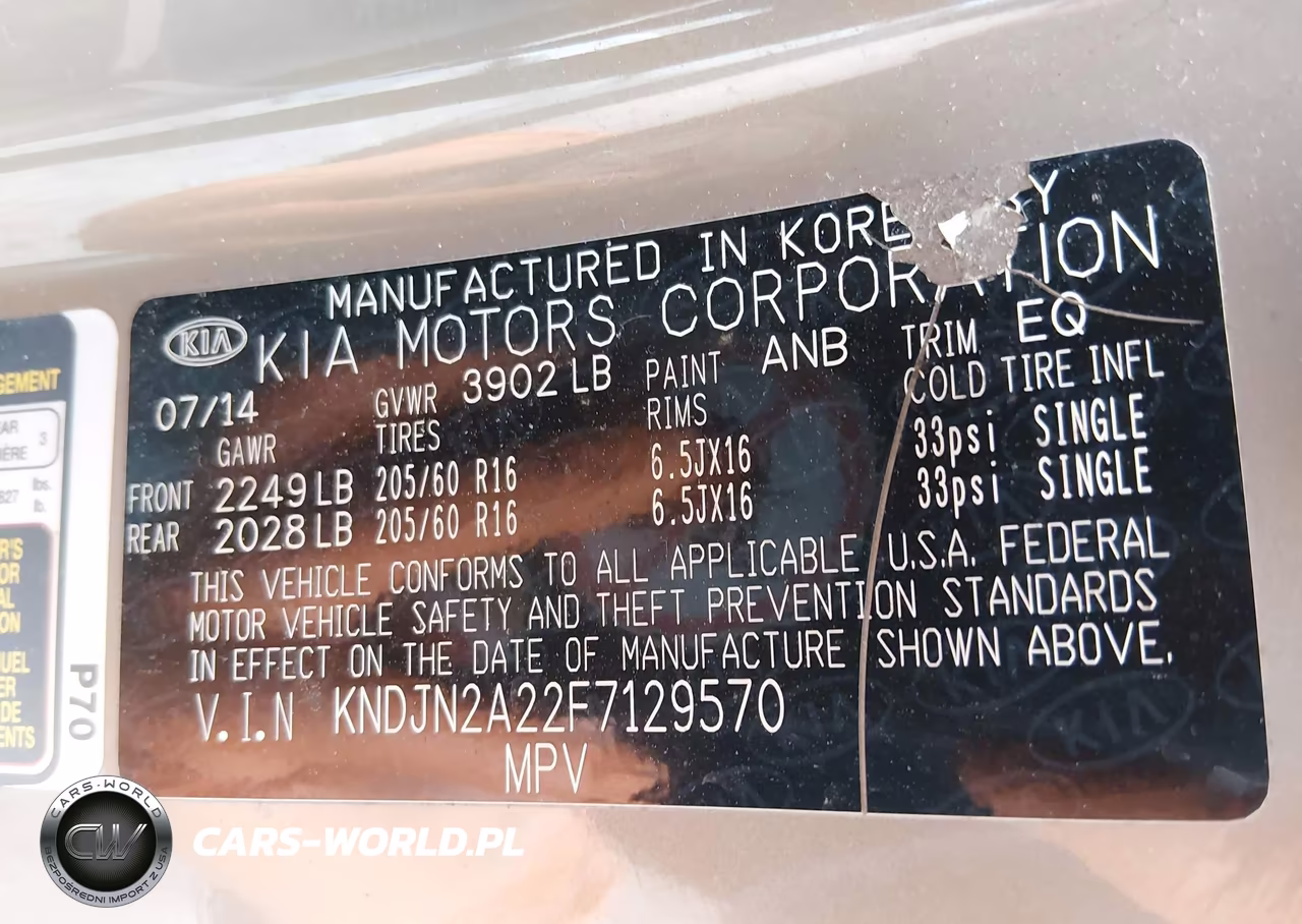 2015 Kia Soul VIN:KNDJN2A22F7129570 - 9