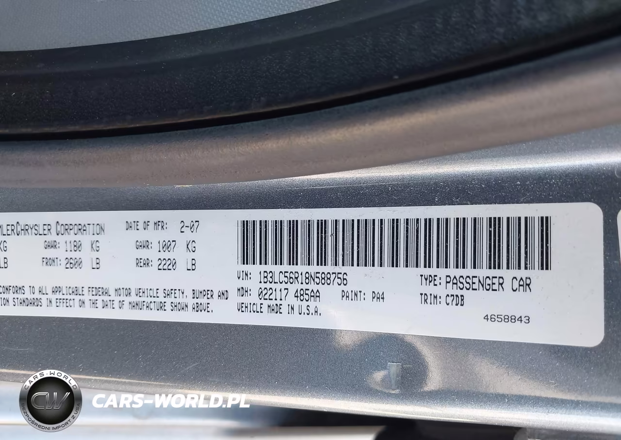 2008 Dodge Avenger Sxt VIN:1B3LC56R18N588756 - 9