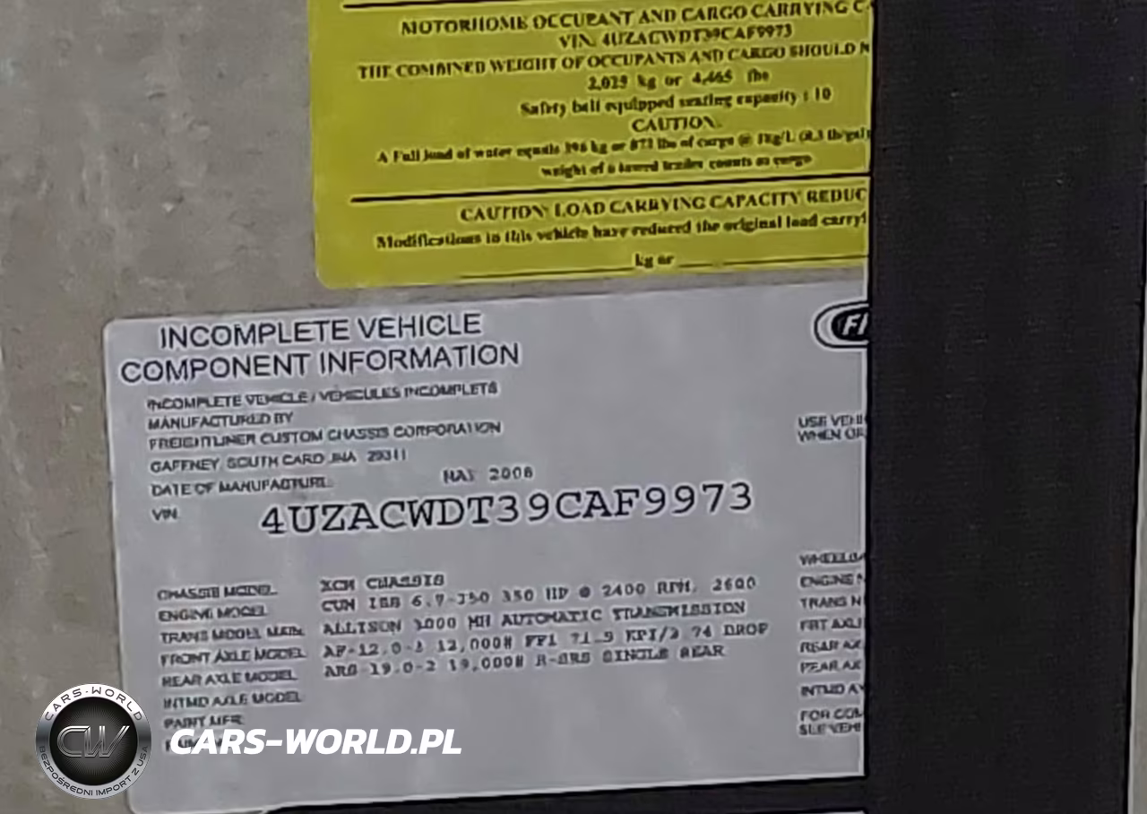 2009 Freightliner Chassis Xc VIN:4UZACWDT39CAF9973 - 9