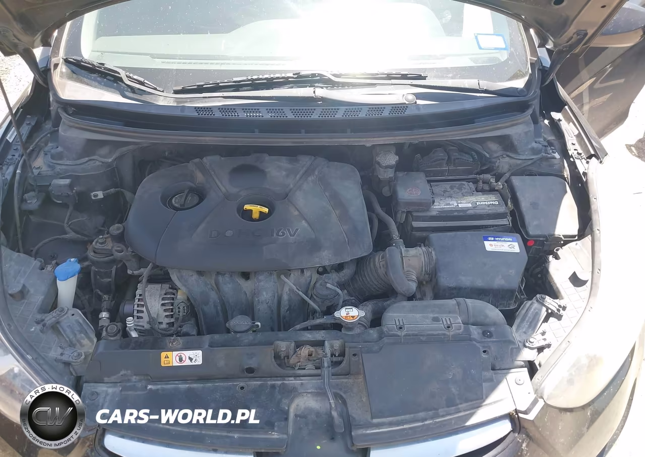 2013 Hyundai Elantra Gls VIN:KMHDH4AE9DU822236 - 10