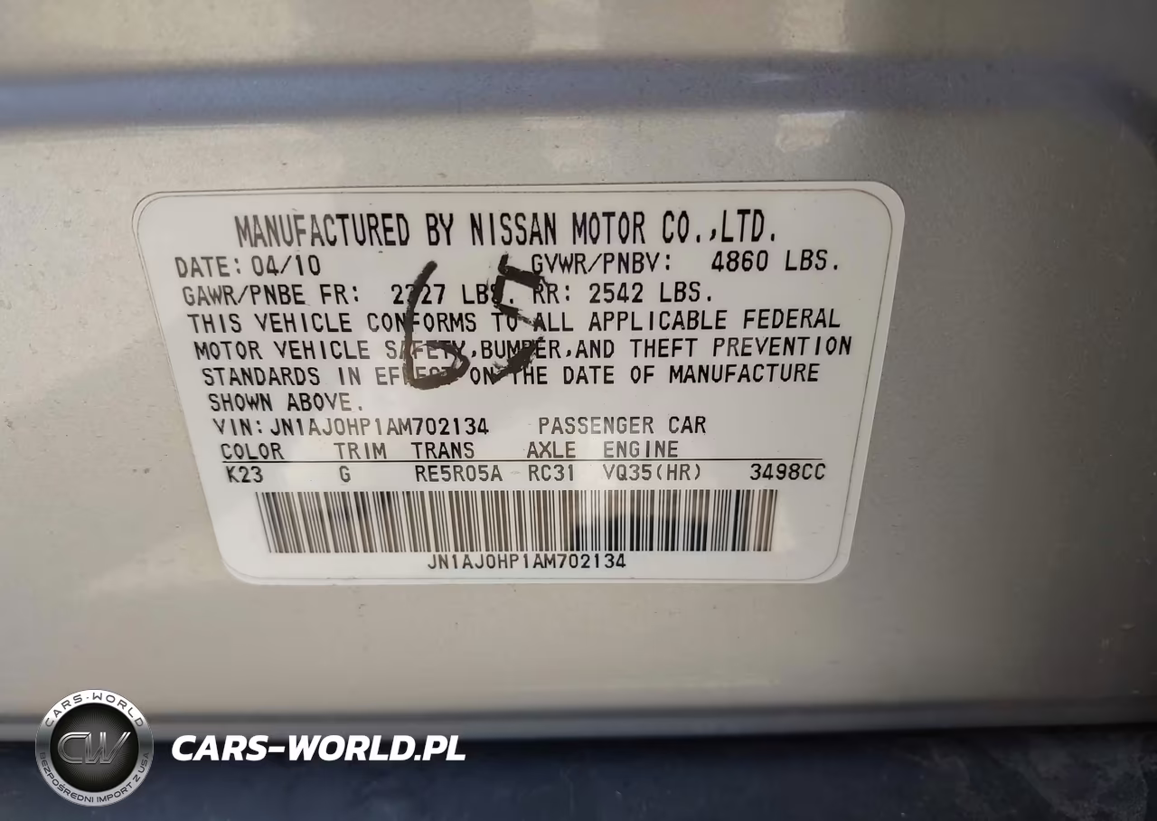 2010 Infiniti Ex35 Journey VIN:JN1AJ0HP1AM702134 - 9