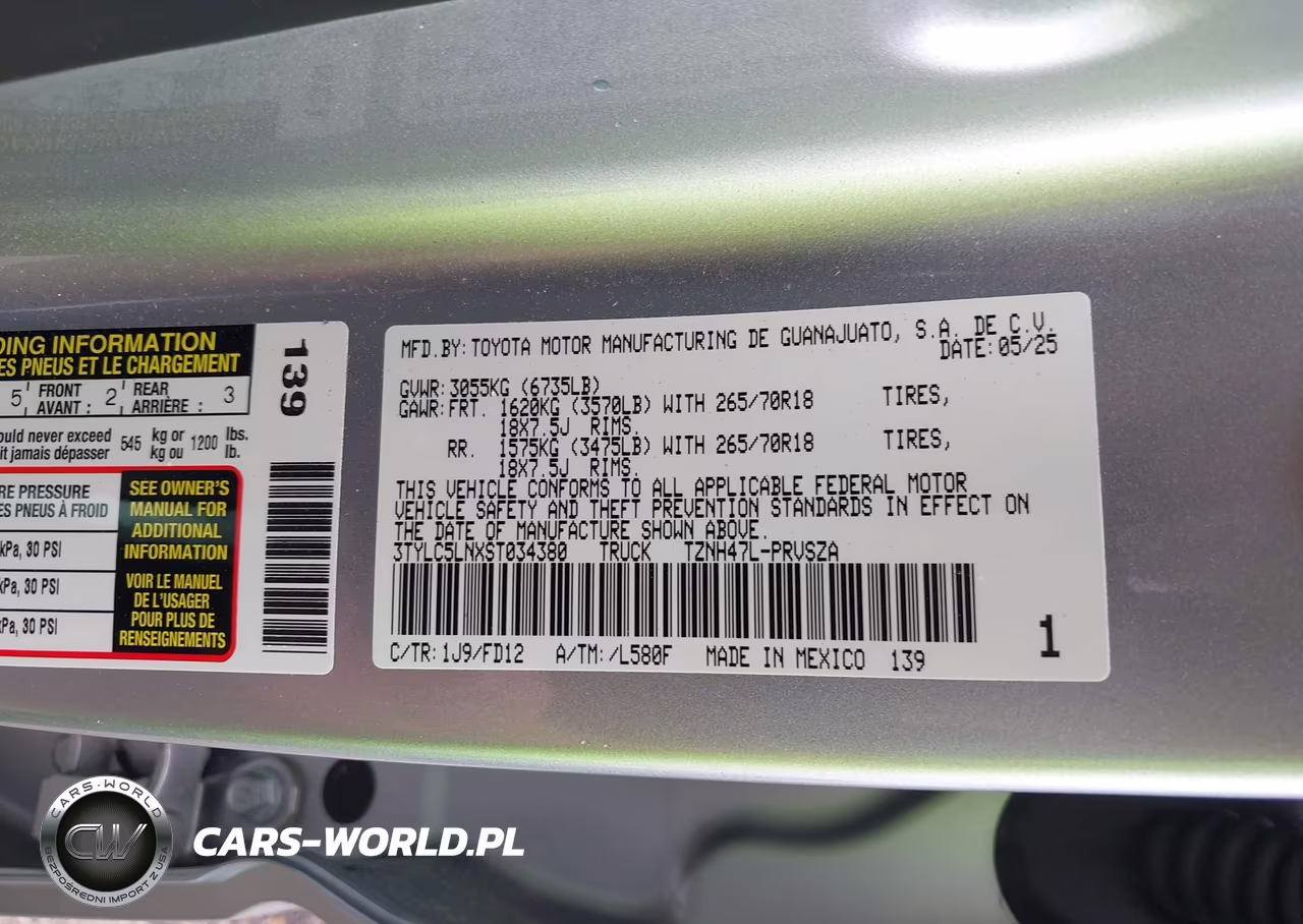 2025 Toyota Tacoma Hybrid Trd Off Road VIN:3TYLC5LNXST034380 - 9