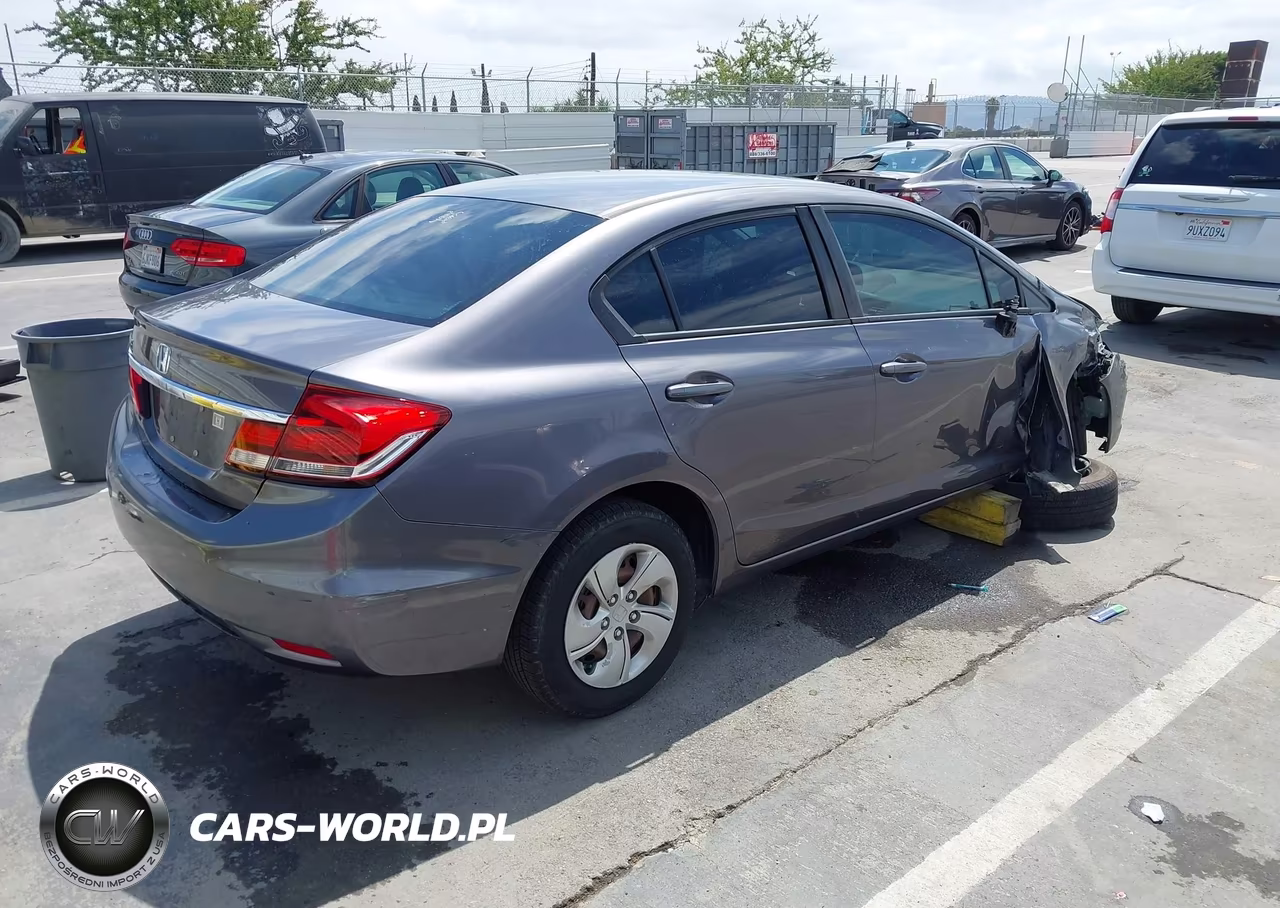 2014 Honda Civic Lx VIN:19XFB2F55EE254157 - 4