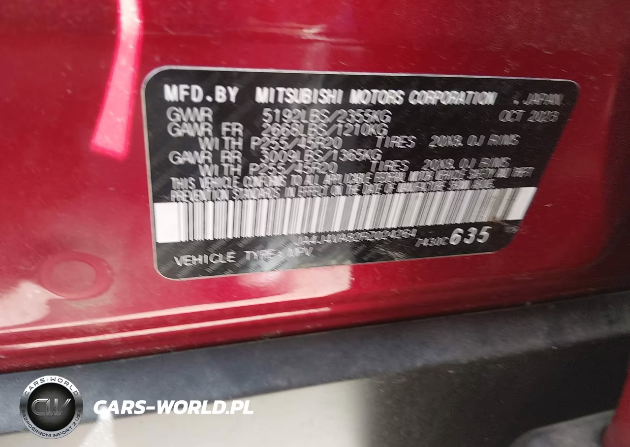2024 Mitsubishi Outlander Se 2.5 S-Awc VIN:JA4J4VA82RZ024264 - 9