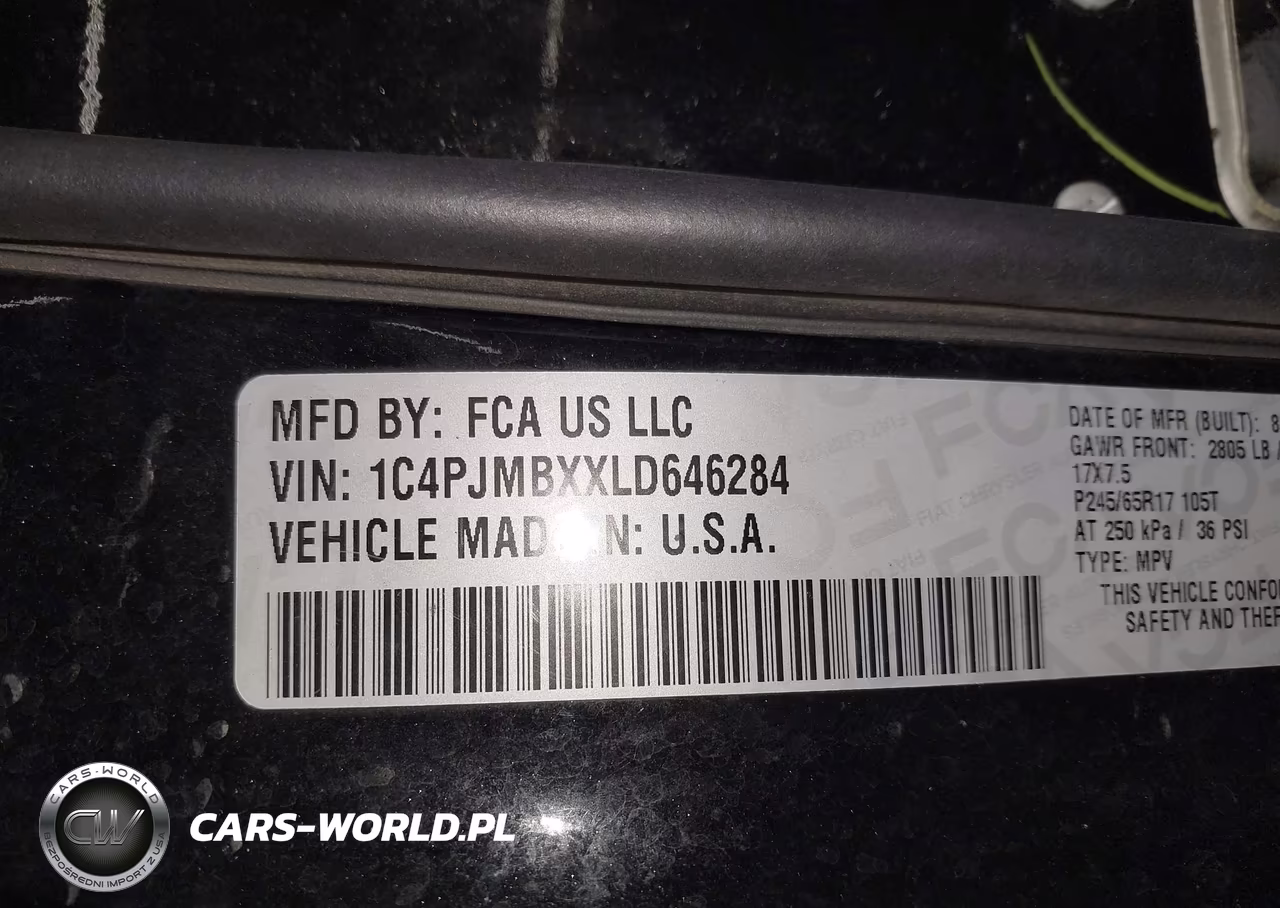 2020 Jeep Cherokee Trailhawk 4X4 VIN:1C4PJMBXXLD646284 - 9