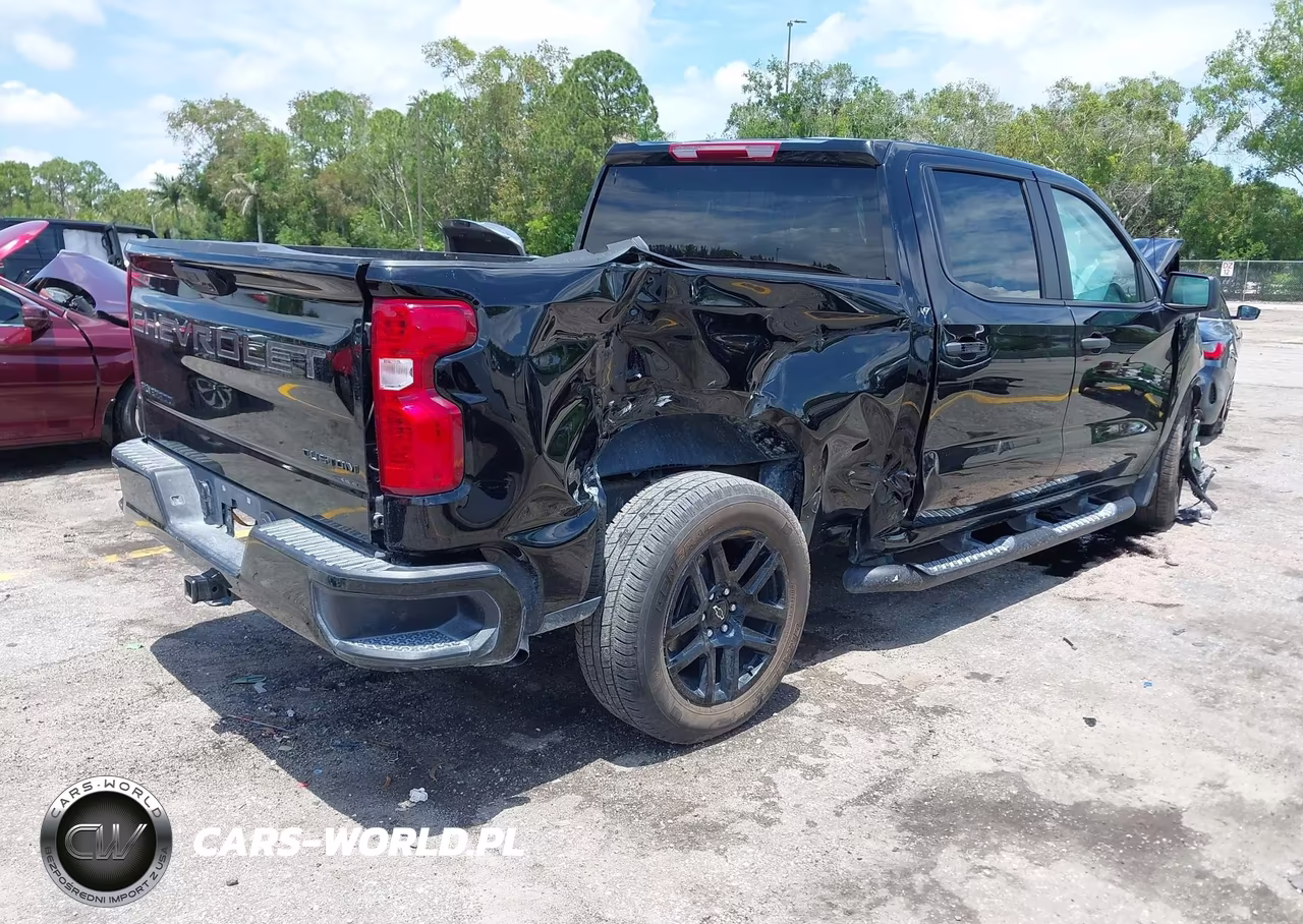 2025 Chevrolet Silverado 1500 2Wd Short Bed Custom VIN:1GCPABEK3SZ336600 - 4