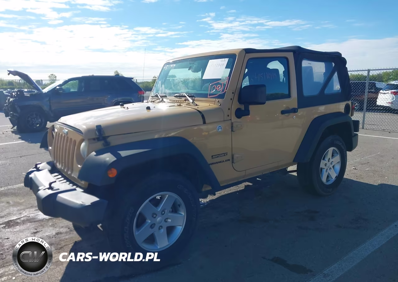2014 Jeep Wrangler Sport VIN:1C4AJWAG1EL142668 - 2