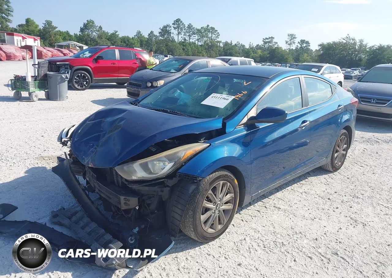 2014 Hyundai Elantra Se VIN:KMHDH4AE2EU029989 - 2