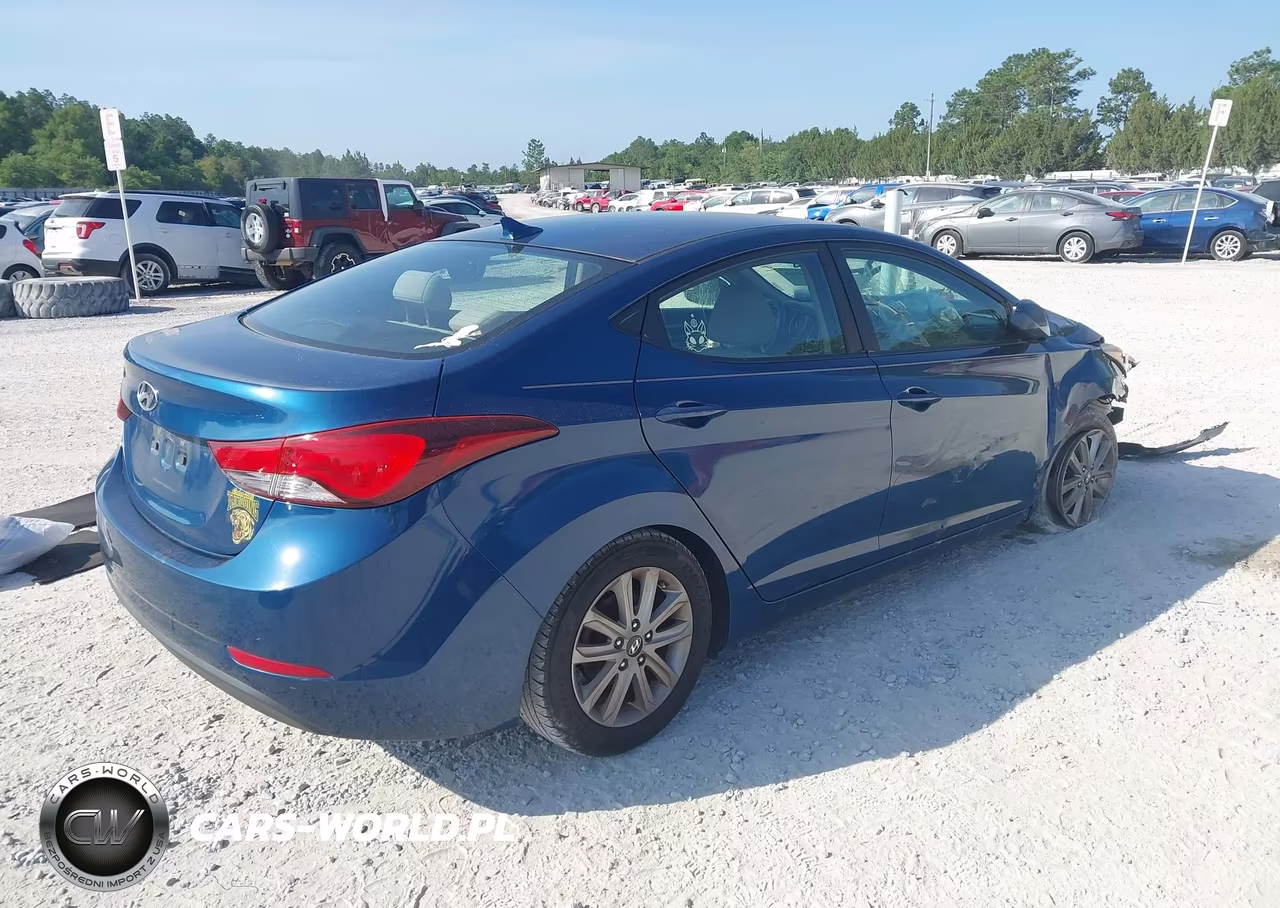 2014 Hyundai Elantra Se VIN:KMHDH4AE2EU029989 - 4