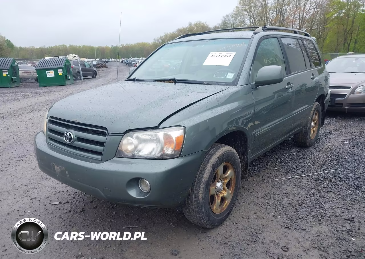 2007 Toyota Highlander VIN:JTEHD21A370048074 - 2